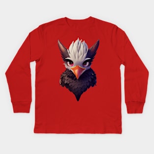 Photogenic eagle Kids Long Sleeve T-Shirt